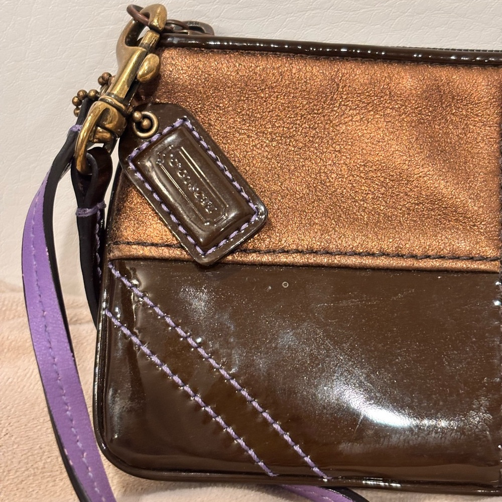 COACH Patchwork Corner Zip Wristlet - image 2